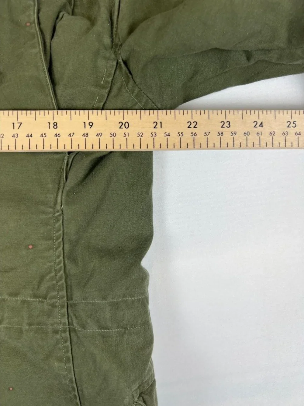 Vintage US Army M-65 Field Jacket S-Regular OG-107 Cold Weather Coat 1967 - Picture 16 of 16
